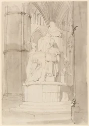Design for the Monument of Lord Mansfield, Westminster Abbey